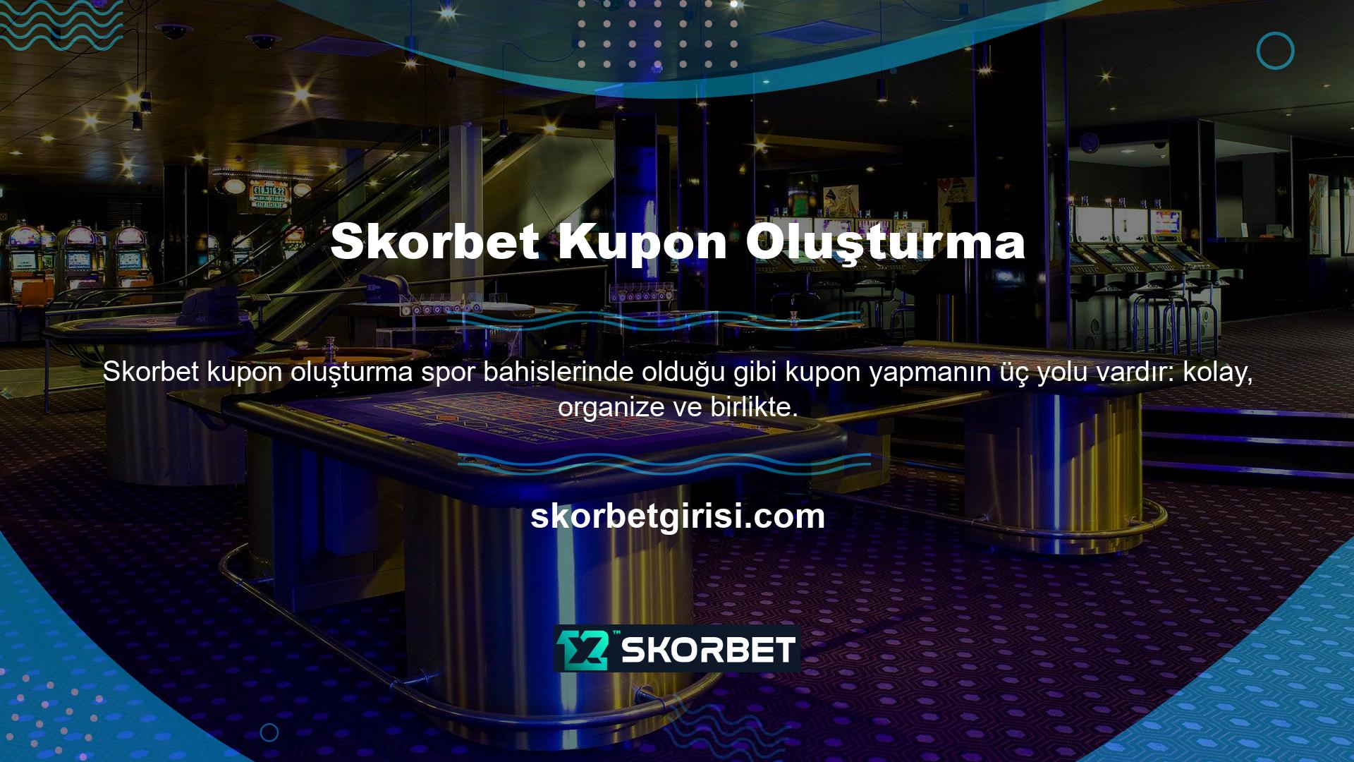 Poker oyunu altyapısından yararlanan Skorbet canlı casino programına ek olarak kullanıcılara poker uygulaması olarak poker oyunu seçenekleri sunar