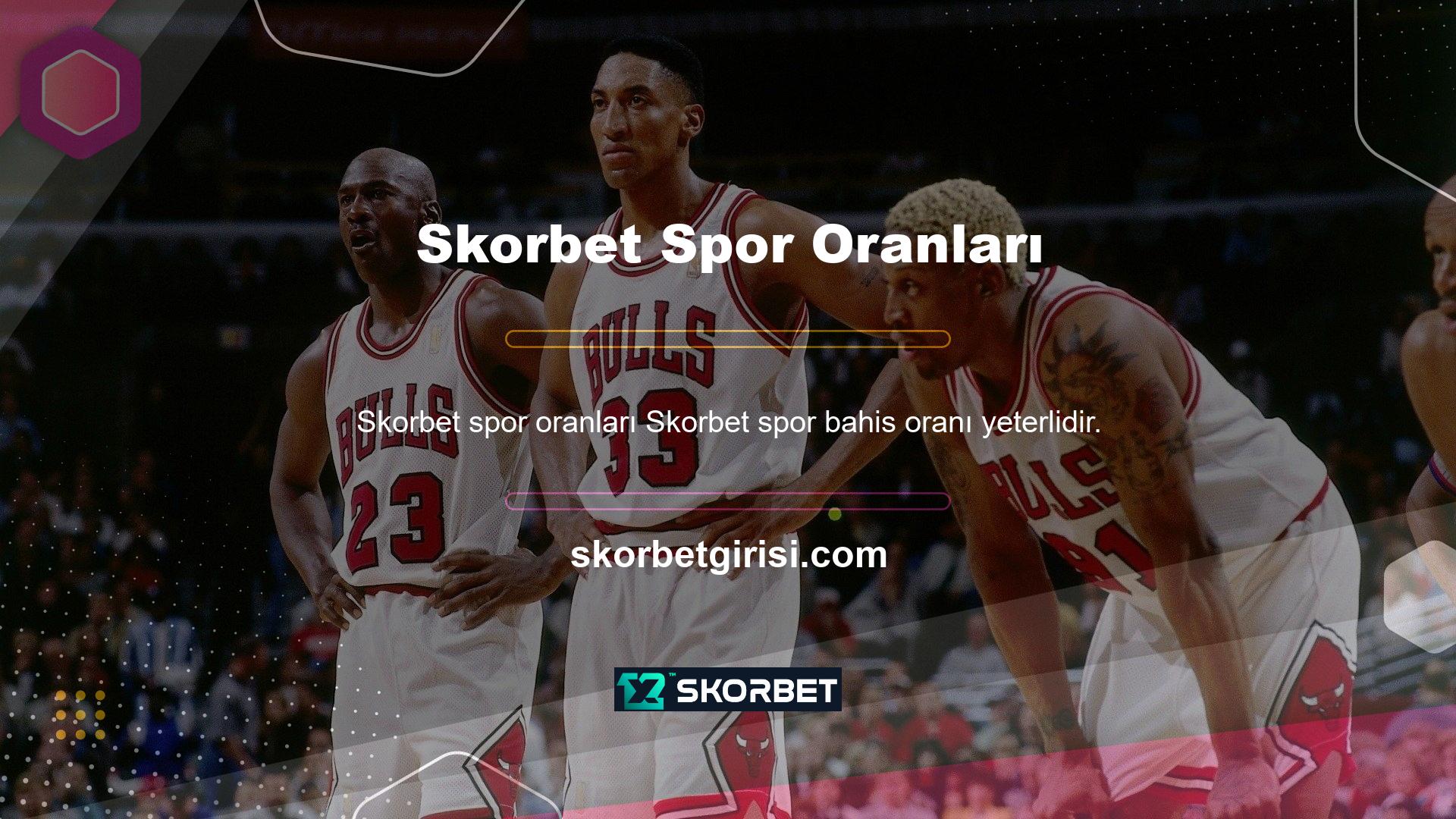 Skorbet spor bahis oranları çok yüksektir, bu nedenle canlı bahis siteleri platformdan hizmet alırken asla sorunlarla karşılaşmaz